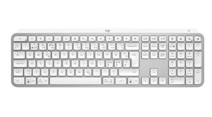 Безжична клавиатура LOGITECH MX Keys S (920-011588), Bluetooth, Rechargeable Li-Po 1500 mAh, USB-C, Pale Grey