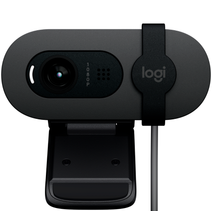 Уебкамера Logitech Brio 100 Full HD Webcam - GRAPHITE - USB - N/A - EMEA28-935
