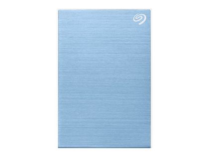 Външен диск 1TB SEAGATE One Touch with Password (STKY1000402), 2.5", USB 3.0, Light blue