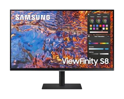 Монитор SAMSUNG 32B800 (LS32B800PXPXEN), 32" IPS, 4K UHD (3840x2160) 60Hz, 16:9, 5ms, 300 cd/m2, 1000:1, DP, HDMI, 3xUSB, USB-C, Black