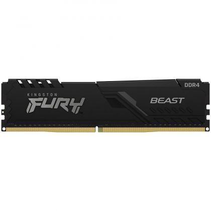 Памет KINGSTON 8GB DDR4 3200MHz FURY Beast Black - KF432C16BB/8
