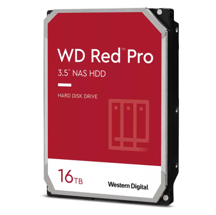 HDD 16TB WD Red PRO (WD161KFGX), 3.5", SATAIII , 7200 rpm, 512MB, for NAS 