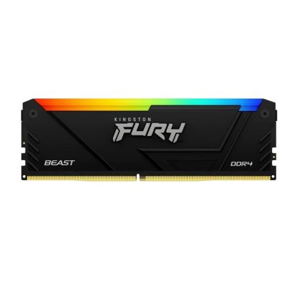 Памет KINGSTON 32GB DDR4 3200MHz FURY Beast RGB Black