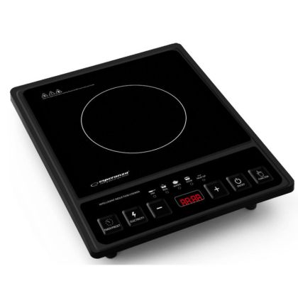 Индукционен котлон ESPERANZA Krakatau EKH005, 2000W, 80-270°C, 5 функции, Черен