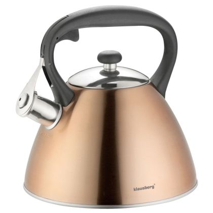 Чайник KLAUSBERG KB 7209, 3 литра, Индукция, Свирещ, Бронз
