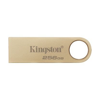 USB памет 256GB KINGSTON DataTraveler SE9 G3,  USB 3.2 Gen 1, Metal, Gold