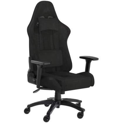 Геймърски стол CORSAIR TC100 RELAXED Gaming Chair, Fabric - Black