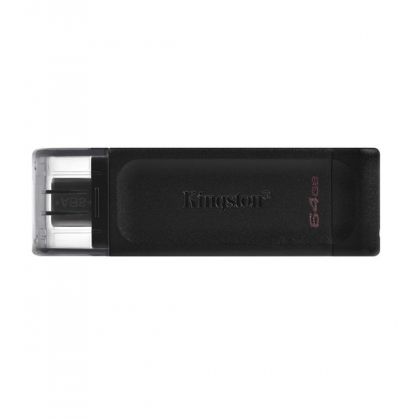 USB памет 64GB KINGSTON DataTraveler 70, USB-C 3.2 Gen 1, Black - DT70/64GB