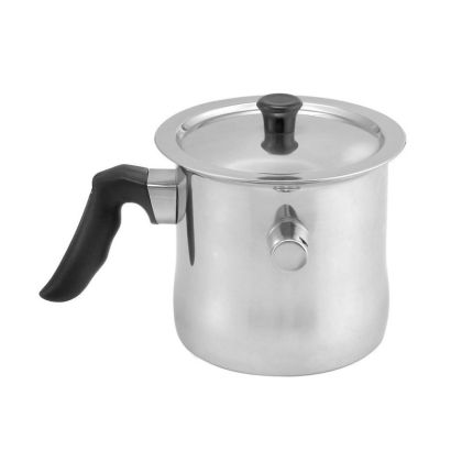 Млековарка KINGHOFF KH 3110, 1 литър, 13.5 см, Инокс, Сребрист