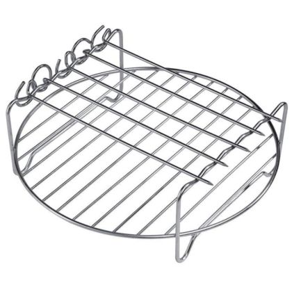 Скара с шишчета за Air Fryer ROSBERG Premium RP51980BG, 18 см, Инокс