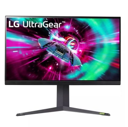 Монитор LG 32GR93U-B, 31.5'' IPS, 4K UHD (3840x2160) 144Hz, 16:9, 1ms, 400 cd/m², 1000:1, AMD FreeSync Premium, NVIDIA G-Sync Compatible, RGB LED Lighting, 2xHDMI, DP, USB, Purple Gray