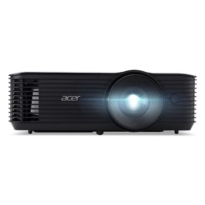 Мултимедиен проектор Acer X1128i, DLP, SVGA (800 x 600), 4800 ANSI Lm, 20 000:1, 3D, Auto keystone, Wireless dongle included, 24/7 operation, Wifi, HDMI, VGA in, RCA, RS232, Audio in/out, DC Out (5V/1A), 3W Speaker, 2.7kg, Black