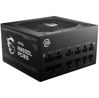 Захранване MSI MAG A850GL PCIE5, 850W, 80 Plus Gold, Full Modular