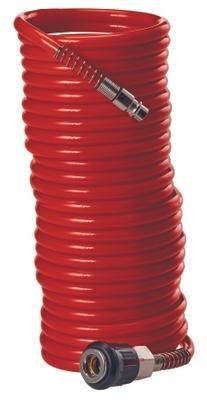 Маркуч за въздух EINHELL 8 м, спирален, накрайници бърза връзка