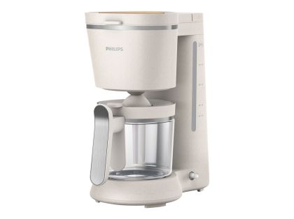Кафемашина PHILIPS HD5120/00 Eco Conscious, Капков филтър, 1000W, Капацитет 1.2л, 100% биопластмаса, Коприненобяло матово покритие
