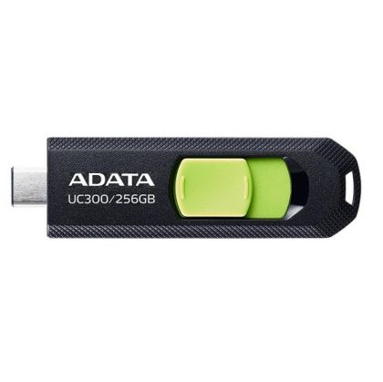 USB памет 256GB ADATA UC300, USB Type-C USB 3.2 Gen1, Black/Green - ACHO-UC300-256G-RBK/GN