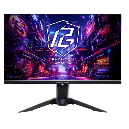 Монитор ASROCK Phantom Gaming PG27QFT2A, 27" IPS, QHD (2560x1440) 180Hz, 16:9, 1ms, 1000:1, 400 cd/m²,  AMD FreeSync, Speakers 2x2W, 2xHDMI, DP, Wi-Fi antenna, Black