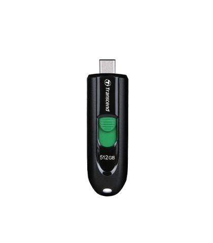 USB памет 512GB TRANSCEND JetFlash 790C, USB Type-C, Capless, Black