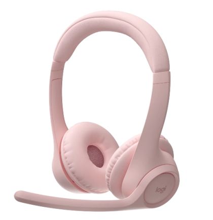 Безжични слушалки LOGITECH Zone 300 (981-001412), Bluetooth 5.3, 30mm, USB-C, Rose