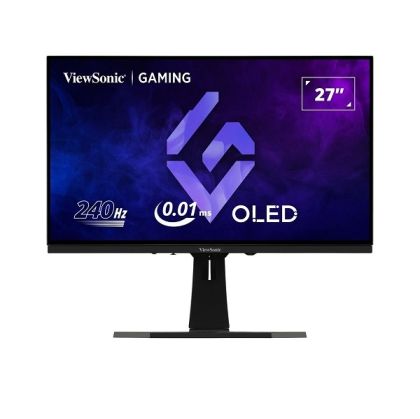 Монитор VIEWSONIC XG272-2K-OLED, 26.5" OLED, QHD (2560x1440) 240Hz, 16:9, 0.01ms, 450 cd/m2, 150000:1, Adaptive Sync, Speaker 2x3W, 2xHDMI, 2xDP, USB-C, Black/White