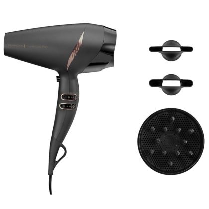 Сешоар REMINGTON AC7200 Supercare PRO, 2220 W, 130 км/ч скорост на топлия въздух, 3 степени, 2 скорости, CoolShot, Сив