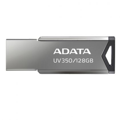 USB памет 128GB ADATA UV350 , USB 3.2 Gen1, Silver - AUV350-128G-RBK