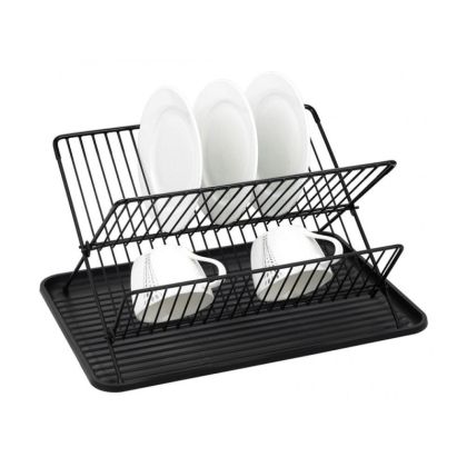 Сушилник за съдове KINGHOFF KH 1356, 43 x 32 x 25.5 см, Черен