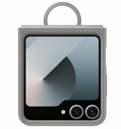 Гръб за SAMSUNG Grey Silicone Case - For Samsung Galaxy Z Flip 6