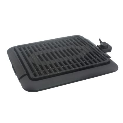Бездимна скара VOLTZ V51015EM, 1250W, Мраморно покритие, 25.5х30.5 см, Черен