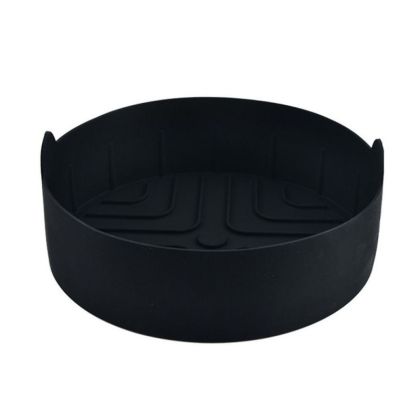 Силиконова форма за AirFryer ROSBERG R51980RS, Кръгла, 18.8 x 5.5см, Черен