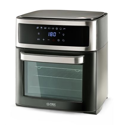 Фритюрник-фурна без мазнина Air Fryer First Austria FA-5053-5, 1700W, 13 литра, 8 програми, Таймер, Инокс/черен