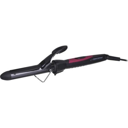 Маша за коса ESPERANZA EBL005, 25 мм, 360 гр кабел, Керамика, Черен/розов