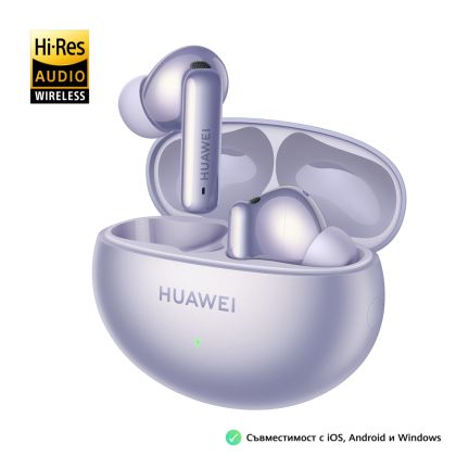 Безжични слушалки HUAWEI FreeBuds 6i Purple