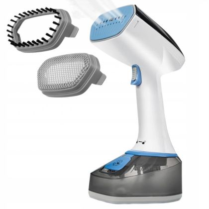 Уред за гладене с пара FIRST AUSTRIA FA-5647-2, 1400W, 320 мл, 2 нива до 25 г/мин, Сухо гладене, Бял/син