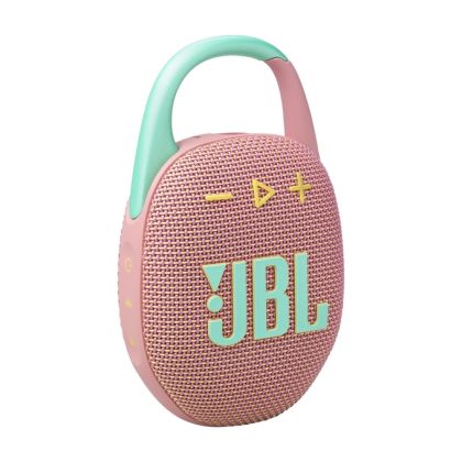 Преносима колонка JBL Clip 5 PINK Ultra-portable and waterproof Speaker