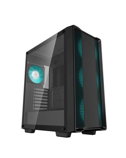 Кутия DEEPCOOL CC560 V2, Mid Tower, Tempered Glass, Mesh Panel, Black