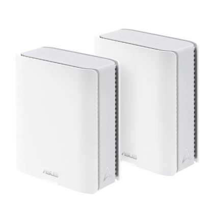 Домашна WiFi система ASUS ZenWiFi BT10 (90IG08Y0-MO3C40), Tri-band WiFi 7 Mesh 18 Gbps 6000 sq.ft 2pk Dual 10G Ports Security and Parental Controls Included