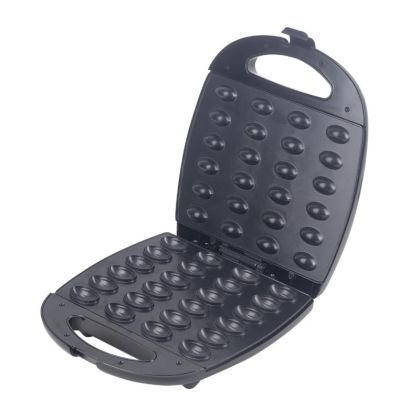 Уред за сладки орехчета ROSBERG Premium RP51442E, 1200W, За 24 сладки, Незалепващи плочи, Бял