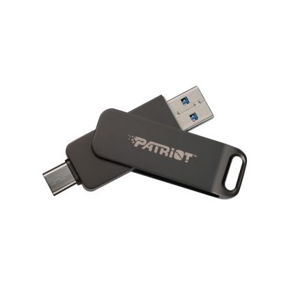 USB памет 128GB PATRIOT Rage R550 (PE128GR550DSAD), USB 3.2 /USB Type-C, Black