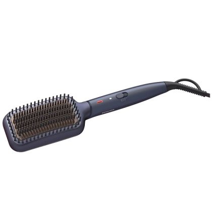 Електрическа четка за изправяне на коса PHILIPS BHH885/00 Series 5000, Технология ThermoProtect, Керамично покритие с арганово масло, Йонна грижа, 3 настройки
