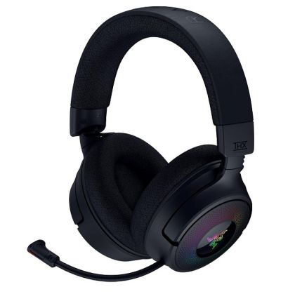 Безжични геймърски слушалки RAZER Kraken V4 (RZ04-05170100-R3M1), Bluetooth/Wireless, Razer™ TriForce Titanium 40mm,  THX Spatial Audio, Razer Chroma™ RGB, Black