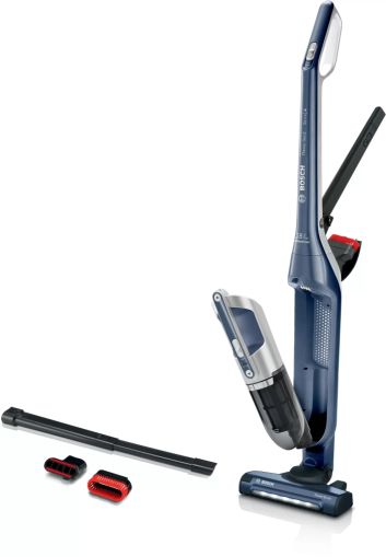 Безжична прахосмукачка BOSCH BBH3K2800 Flexxo Gen2, 2 в 1: акумулаторна и ръчна прахосмукачка в един уред, 28V, 0.4l, Blue