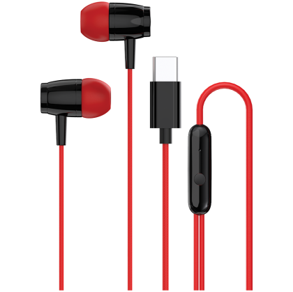 Слушалки CANYON SEP-5 (CNS-CEP5R), Wired, USB Type-C, Red