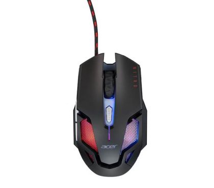 Геймърска мишка ACER Nitro Mouse II NMW200 (GP.MCE11.039), Wired, 7200DPI, USB, Black