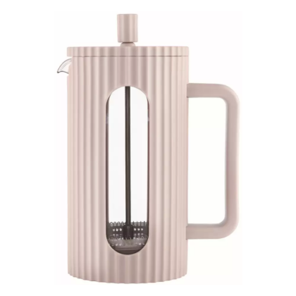 Френска преса за кафе/чай Klausberg KB 7754, 1 л, Ненагряващ се корпус, Стъкло, Бежов