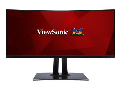Монитор VIEWSONIC VP3481A, 34'' VA Curved 1800R, UWQHD (3440x1440) 100Hz, 21:9, 5ms, 400 cd/m², 3000:1, AMD FreeSync, Speakers 2x5W, RJ45, 2xHDMI, DP, USB Type-C, 2xUSB 3.2, Black