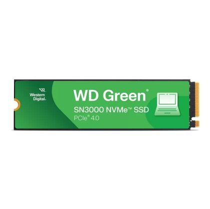SSD 1TB WD Green SN3000 (WDS100T4G0E-00CPS0), M.2 2280, PCIe Gen4 x4, NVMe