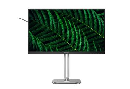 Монитор PHILIPS 24B2G5200/00 Series 5000, 23.8" IPS, FullHD (1920x1080) 100Hz, 16:9, 4ms, 300cd/m2, 1500:1, Adaptive Sync, Speaker 2x3W, VGA, HDMI, DP, USB hub, Black