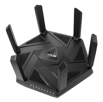 Рутер ASUS RT-AXE7800, AXE7800 Tri-band WiFi 6E (802.11ax) Router, New 6GHz Band, 2.5G Port - 90IG07B0-MU9B00
