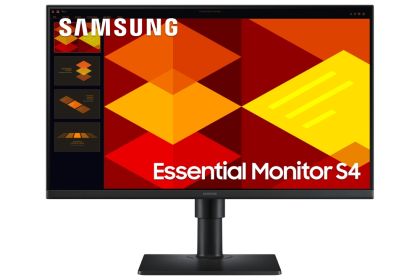 Монитор SAMSUNG S4 S40GD (LS24D406GAUXEN), 24" IPS, FullHD (1920x1080) 100Hz, 16:9, 5ms, 250cd/m2, 1000:1, Speaker 1W, 2xHDMI, DP, 2xUSB 2.0, Black